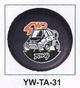 Чехол запасного колеса YW-TA-31 TOYOTA RAV4 (00-05)