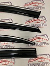 Ветровики дверные (Дымчаты) HONDA CITY 2008-