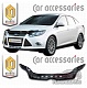 Дефлектор капота (черный) FORD FOCUS 3 (2011-) седан
