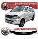 Дефлектор капота (прозрачный) TOYOTA GRANVIA (95-00)
