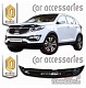 Дефлектор капота (черный) KIA SPORTAGE (2010-)