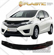 Дефлектор капота (чёрный) HONDA FIT (2013-)