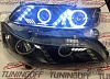 Фары (ангельские глазки черные) TOYOTA MARK2 90
