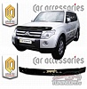 Дефлектор капота (серый) MITSUBISHI PAJERO / MONTERO V93 (07-)
