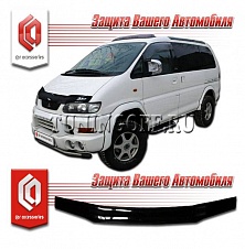 Очки на фары (серые) MITSUBISHI DELICA (98-05)