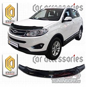 Дефлектор капота (прозрачный) CHERY TIGGO 5 (2014-)