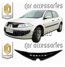 Дефлектор капота (прозрачный) RENAULT MEGANE (2006-)