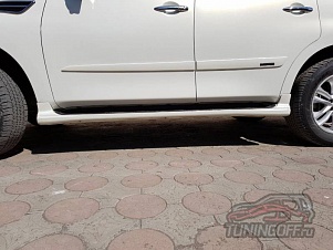 Обвес пластиковый (Пороги боковые) Impul 2 NISSAN PATROL Y62 (2010-)
