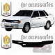 Дефлектор капота (серый) LADA 2115