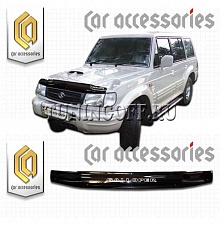 Дефлектор капота (прозрачный) HYUNDAI GALLOPER II