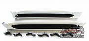 Подножки боковые с подсветкой (Белые) TOYOTA LAND CRUISER 200