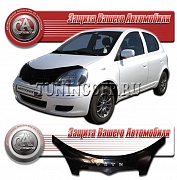Очки на фары (Чёрные) TOYOTA VITZ / YARIS (99-)