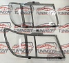 Очки на фары (шелкография черная) TOYOTA LAND CRUISER J100; J105 (98-02)