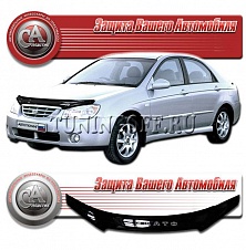 Дефлектор капота (серый) KIA CERATO (2003-2008)