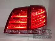 Стоп-сигналы (в стиле Lexus LX570 2013-) TOYOTA LAND CRUISER 200 (07-14)