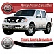Дефлектор капота (серый) NISSAN FRONTIER / NAVARA (06-)
