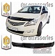 Дефлектор капота (серый) HYUNDAI SOLARIS (2014-)