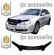 Дефлектор капота (серый) SUBARU LEGACY B4 / OUTBACK (03-)