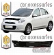 Дефлектор капота (прозрачный) NISSAN MARCH / MICRA (2010-)