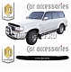 Дефлектор капота (Чёрный) LAND CRUISER 80 (90-97)