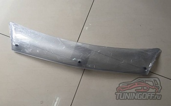 Дефлектор капота (Шелкография серебро) NISSAN X-TRAIL T30 (00-05)