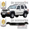 Дефлектор капота (прозрачный) JEEP LIBERTY (2002-2007)