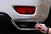 Хромированные накладки на катафоты заднего бампера NISSAN PATROL Y62 (2010-)