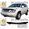 Дефлектор капота (прозрачный) LEXUS RX300 (98-02)