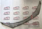 Дефлектор капота (Шелкография серебро) NISSAN QASHQAI (07-)
