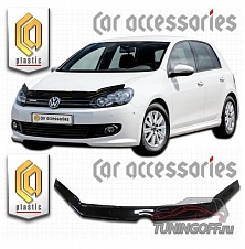 Дефлектор капота (серый) VOLKSWAGEN GOLF VI