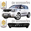 Дефлектор капота (прозрачный) KIA SOUL (2012-)