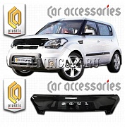 Дефлектор капота (прозрачный) KIA SOUL (2012-)