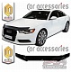Дефлектор капота (черный) AUDI A6 (2011-)