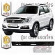 Дефлектор капота (серый) SSANG YONG REXTON 2 (2012-)