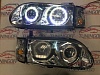 Фары ангельские глазки (хром) MITSUBISHI DELICA / L400 (1999-2001)