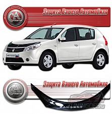Очки на фары (прозрачные) RENAULT SANDERO (2010-)