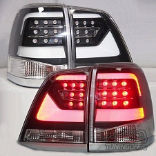 Стоп-сигналы светодиодные тёмные (в стиле CRUISER 2016) TOYOTA LAND CRUISER 200 (2008-2015)