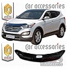 Дефлектор капота (серый) HYUNDAI SANTA FE (2013-)