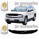 Дефлектор капота (прозрачный) CHEVROLET TRAILBLAZER (2005-2012)