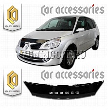 Дефлектор капота (серый) RENAULT SCENIC (2003-2006)
