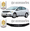 Дефлектор капота (прозрачный) HONDA INSIGHT (2009-2011)