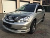 Дефлектор капота (шелкография черная) TOYOTA HARRIER (02-)