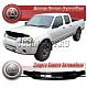 Дефлектор капота (черный) NISSAN FRONTIER