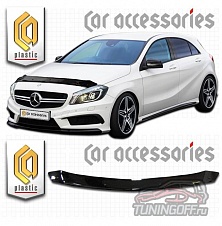 Дефлектор капота (прозрачный) MERCEDES-BENZ A-Class W176 (2012-)