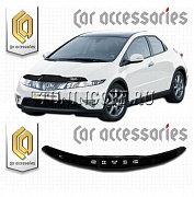 Дефлектор капота (черный) HONDA CIVIC TYPE R (2006-)