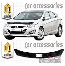 Дефлектор капота (прозрачный) HYUNDAI I40 (2012-)