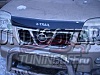 Дефлектор капота (черный) NISSAN X-TRAIL T30 (00-05)