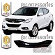 Дефлектор капота (серый) HYUNDAI IX35