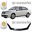 Дефлектор капота (серый) RENAULT SYMBOL (09-)