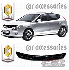 Дефлектор капота (серый) HYUNDAI I30
